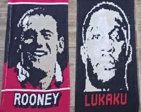 MANCHESTER UNITED FC - prodám 2 šály klubových LEGEND. - 4