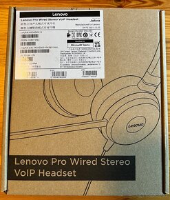 Lenovo Pro Wired Stereo VOIP Sluchátka s mikrofonem - 4