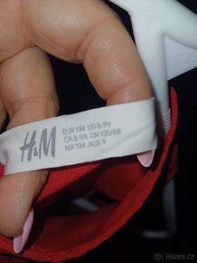 Šaty vánoční H&M 134 - 4