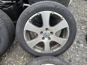 ALU kola VW Touran 5x112 R17 / Letní pneu. 2023. - 4