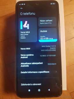 Xioami note 9 PR0 až8gb/128gb plus kryt a krabice - 4