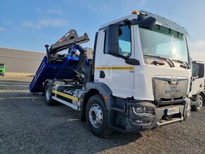 NOVÝ MAN TGM NOSIČ KONTEJNERU + KONTEJNER S RUKOU HIAB - 4