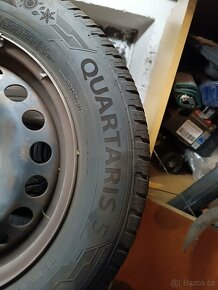 celoroční gumy 195/65/15 5x12 1r. staré sada 4900kč - 4