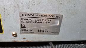 Cd přehrávač SONY CDP-250 - 4