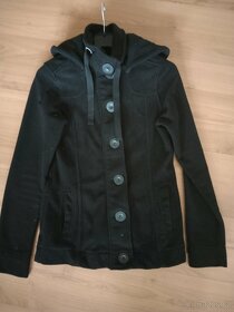 Černý fleesovy kabát - 4