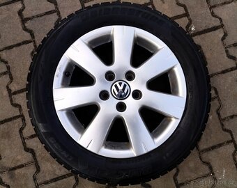 Alu kola originál Volkswagen Golf, Touran, Caddy 5x112 R16 - 4