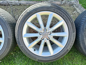 Alu 19" Audi,5x112,ET-43,255/45/19 Y letní pneu Continental - 4