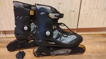 Inline brusle HySkate vel. 42 vč. náhradní brzdy a pouzdra - 4