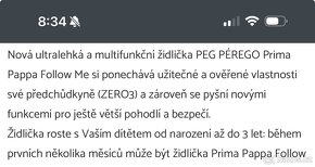 Jídelní židlička PEG PÉREGO 2024, super girl - 4