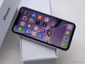 APPLE iPhone XR 128GB White - ZÁRUKA 12 MĚSÍCŮ - 100% BATERI - 4