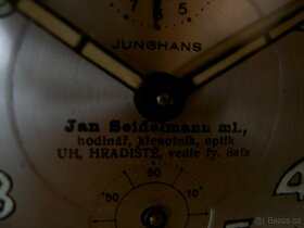 JUNGHANS UHERSKÉ HRADIŠTĚ JAN SEIDELMANN ml. budík - 4