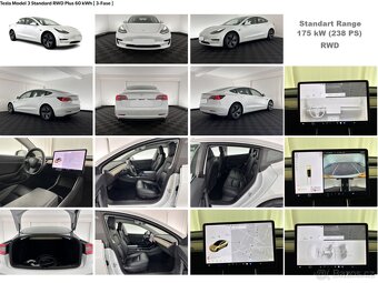 Tesla Model 3 SR 238PS RWD+60kWh Aut Pan Kůž B2B/Export 3/20 - 4