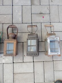 Lampa,lampa ČSD,staré lampy,karbidka. - 4