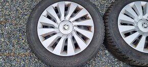 Plechové disky Škoda Oct 3 5x112 6x16 ET48 205/55r16 zimní - 4