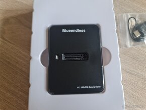 Dokovací stanice pro M.2 disky NGFF(SATA) USB-C+USB nové - 4