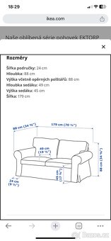 Sedací souprava IKEA Ektorp - 4