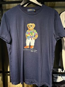 Ralph Lauren polo bear tmavě modré triko - 4