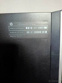 Počítač HP pavilion 500 PC series. Společně s napájecím kab. - 4