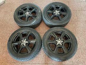 Originalní ALU kola 5x112 r16 zimní pneu 5,5mm - 4