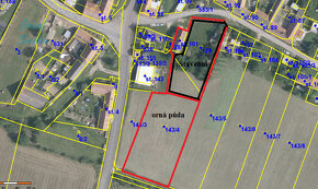 Stavební pozemek se stodolou v obci  Stupěšice, 4412m2 - 4