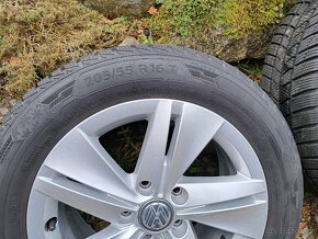 Alu zimní kola VW Golf, 205/55 R16, vzorek 7mm - 4