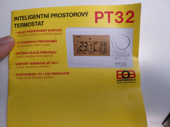 PT 32 ELEKTROBOCK - PROSTOROVÝ TERMOSTAT - NOVÝ - 4