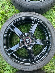 Prodám alu MAM 5x100 r17 letní pneu 215/40/17 - 4