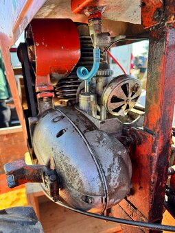Fréza domácí výroby - motor ČZ 175 - prase - 4