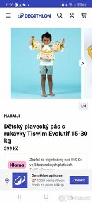 Plavecké rukávy s nadnášením hrudi - 4