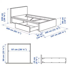 Postel Ikea Malm - 4