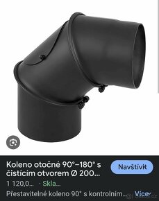 Koleno otočné na komín 200mm - 4