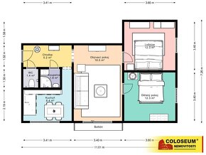 Bruntál OV 3+1, 63 m2, balkon, částečná rekonstrukce – byt - 4