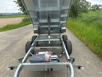 Přívěsný vozík elektrohydraulický sklápěč Brenderup 2700kg - 4