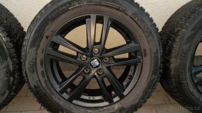 Prodám original zimní alukola seat Ateca 5x112 215 60 16 - 4