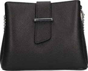 KOŽENA CROSSBODY KABELKA ČERNA - NOVA - 4