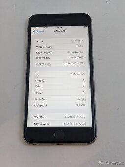 iPhone 6s Plus 32gb silver. Baterie 84%. Záruka 6 měsíců. - 4