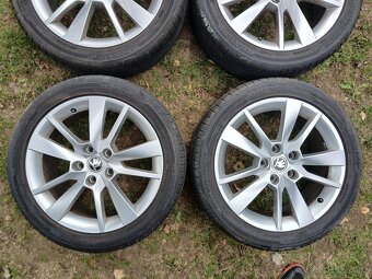 ALU kola,sada,ŠKODA TRIUS,originál,225/45 R17, 5x112,TOP - 4