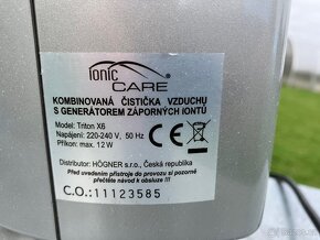 (Rezervace) Čistička vzduchu Ionic Care Triton X6 - 4