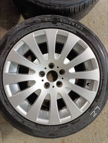 Prodám originál ALU disky i s pneumatikami 245/45 R18 BMW - 4