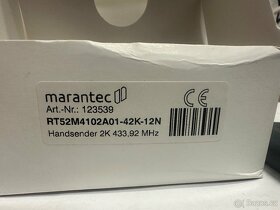 Ovladač Marantec 433,92 Mhz - 4