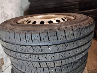 195/70 R15C M+S ZIMNÍ PNEU + DISKY 5X112mm VW T4 - sada 4ks - 4