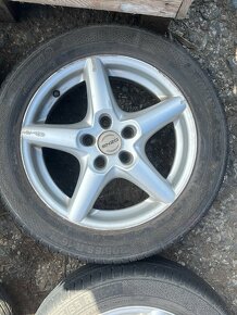 16" ALU kola ENZO 5x110 obuté na 205/55 R16 letní - 4