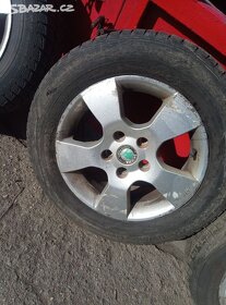 alu kola 5x112 r15 original skoda octavia II vhodne na golf - 4