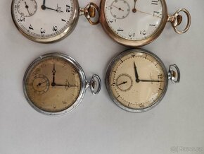 6x kapesní hodinky OMEGA CYMA ETERNA DOXA ZENITH TAVANNES - 4