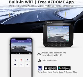 AZDOME GS63H WiFi Palubní kamera 4K UHD - 4