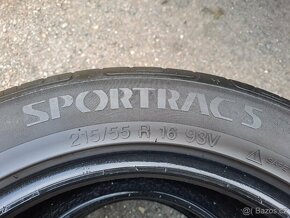 4 Letní pneumatiky Michelin / Vredestein 215/55 R16 - 4