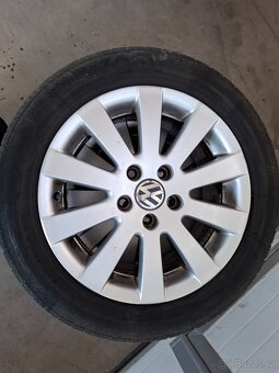 Originální litá sada kol VW 5x112 205/55 R16 - 4