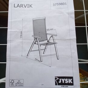 prodej polohovacího křesla LARVIK - 4