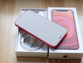 APPLE iPhone 12 128GB Red - ZÁRUKA - TOP STAV - 4