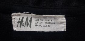 Dívčí H&M mikina na zip, vel. 170 - 4